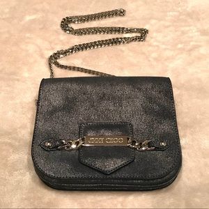 Jimmy Choo metallic crossbody bag